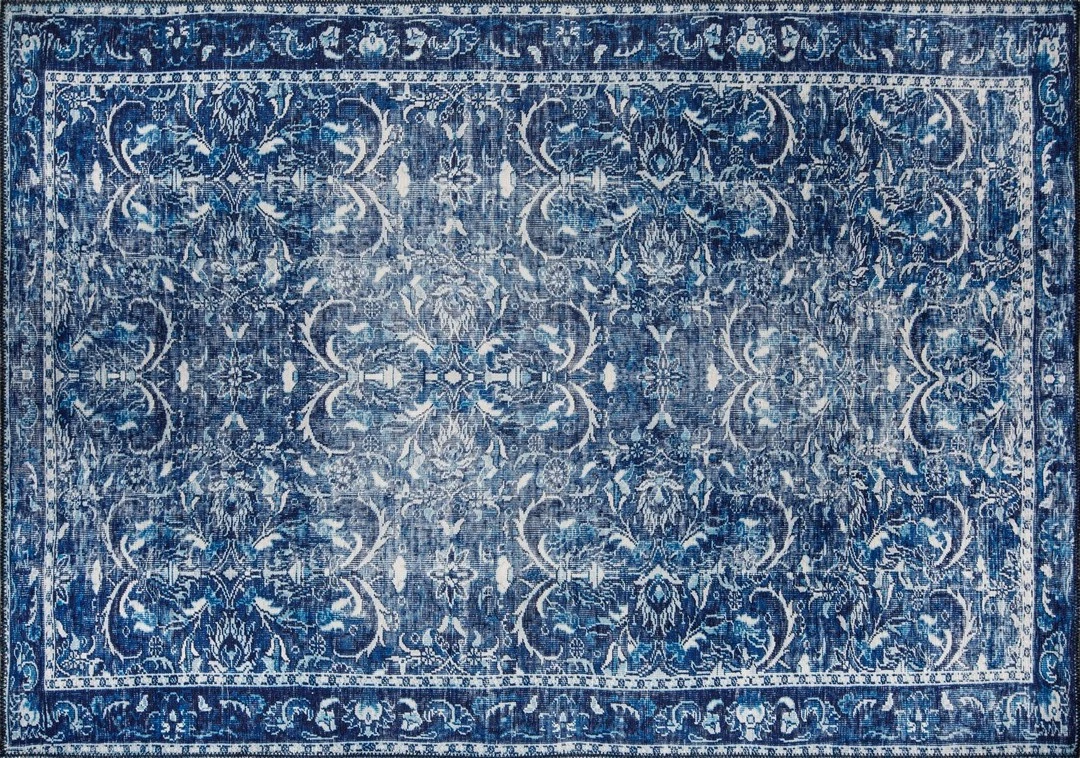 Qilim për korridor, ngjyrë blu e errët, Conceptum Hypnose Dorian Chenille, 75x150cm