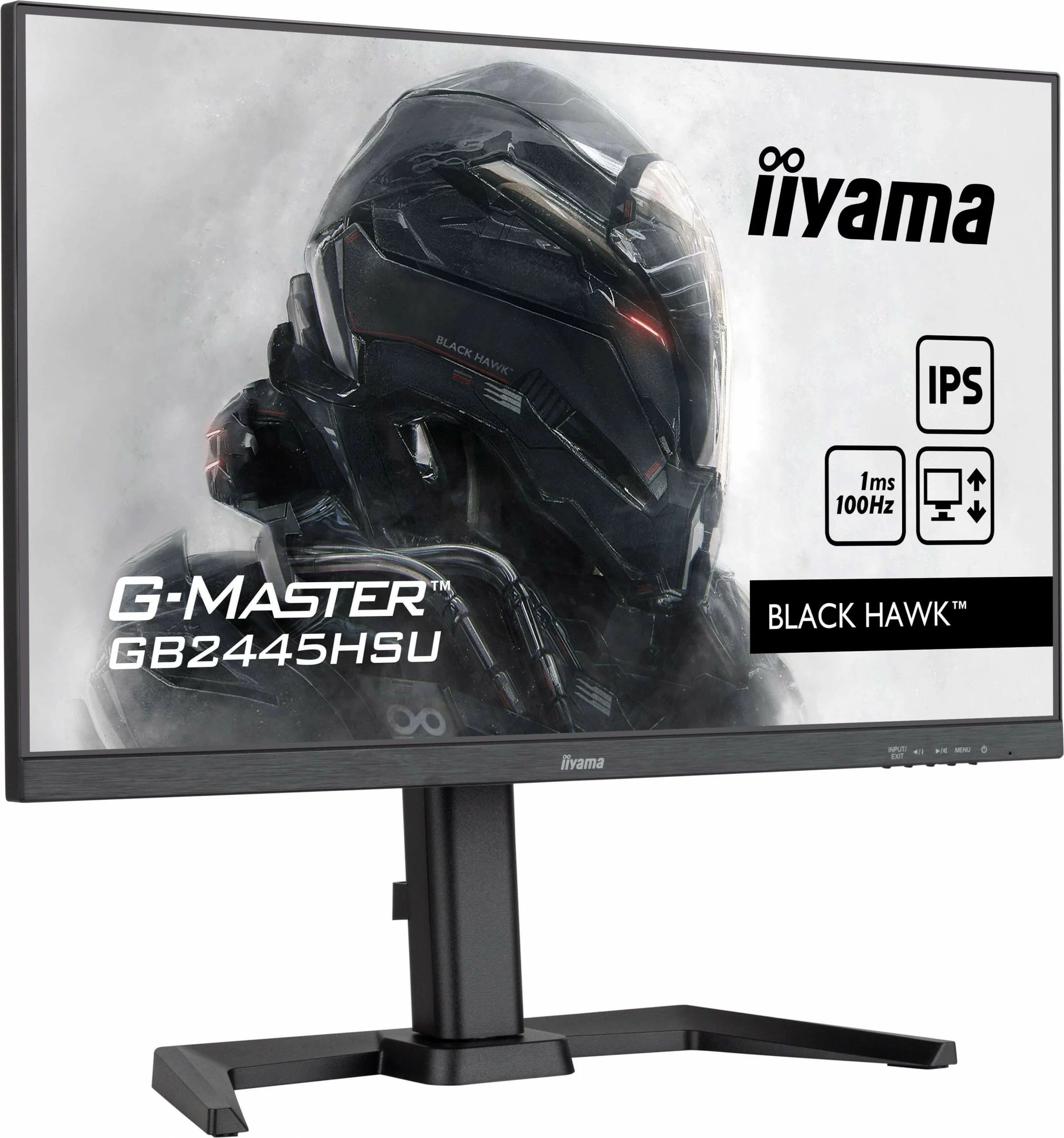 Monitor iiyama G-MASTER GB2445HSU-B2, 23.8", Full HD, LED, 1ms, i zi