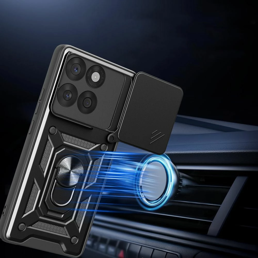 Mbështjellës Tech-Protect CamShield Pro për Motorola Edge 60 Fusion, i zi