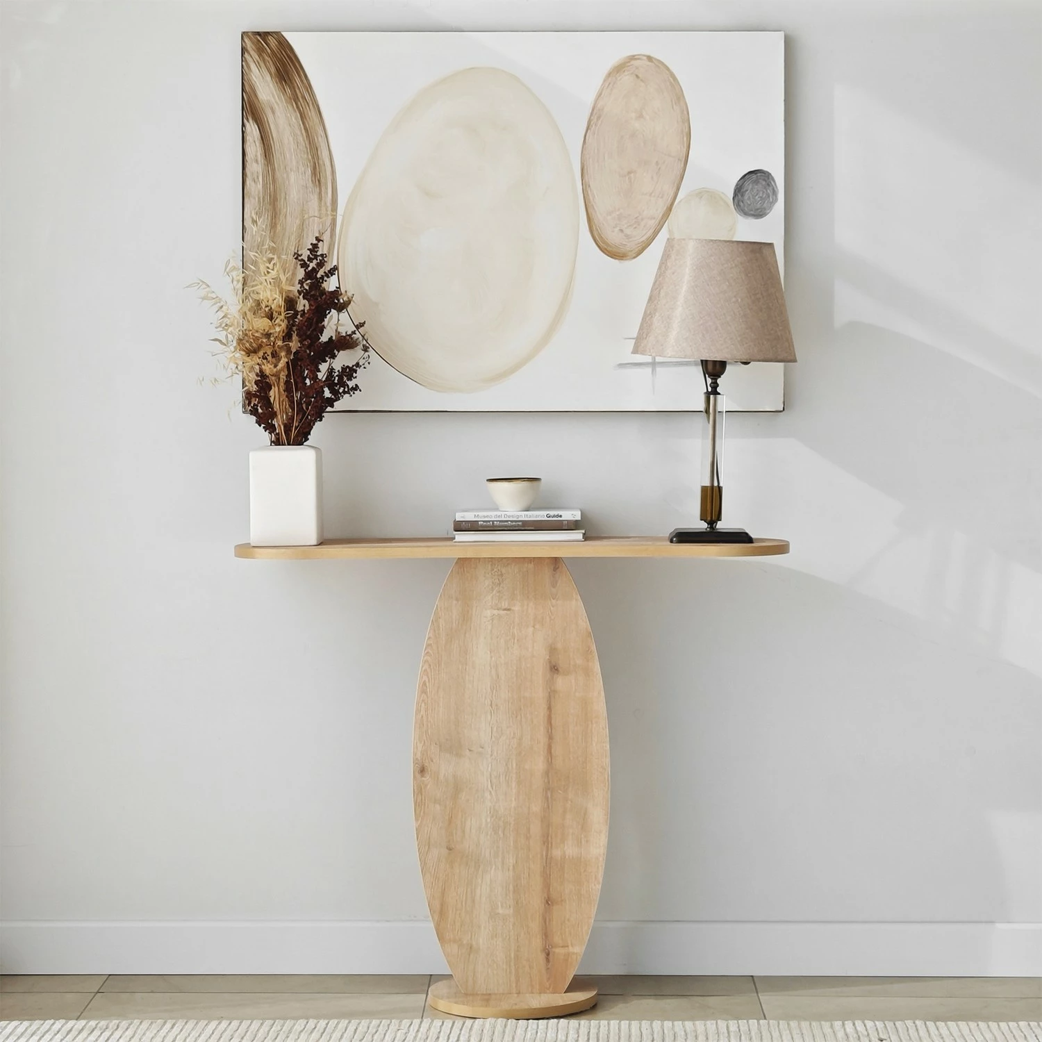 Komodë Hanah Home Ellittica, ngjyrë Sapphire Oak