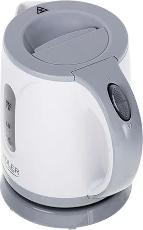 Çajnik elektrik, Adler, AD 1371g, 0.8L, 850 W, e bardhë-gri