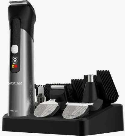 Makinë rroje multifunksionale Oromed ORO-TRIMMER ALL IN ONE, 1200 mAh, e zezë/argjendtë