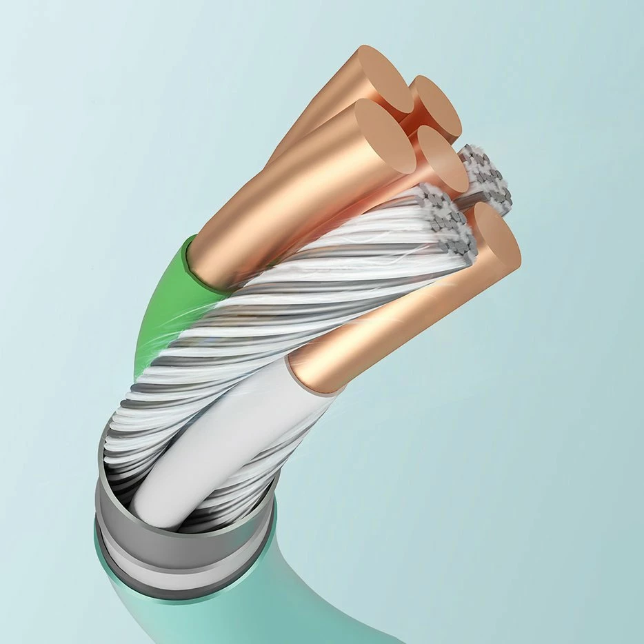 Kabllo Joyroom S-1224N2, USB-A në Lightning, 1.2m, e bardhë