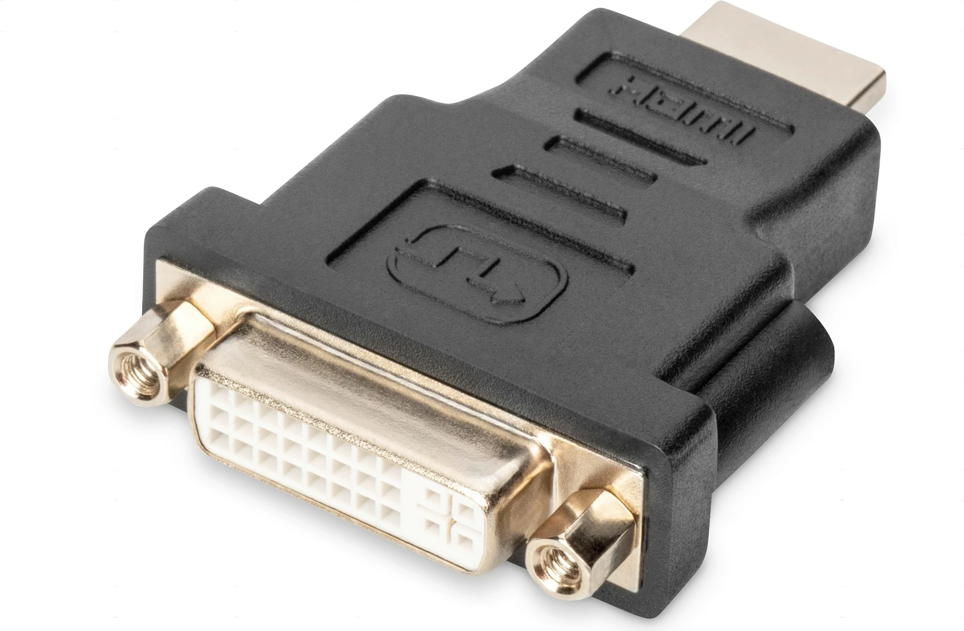 Adapter HDMI Digitus, HDMI Type A, DVI-I (24+5), Ngjyrë e zezë