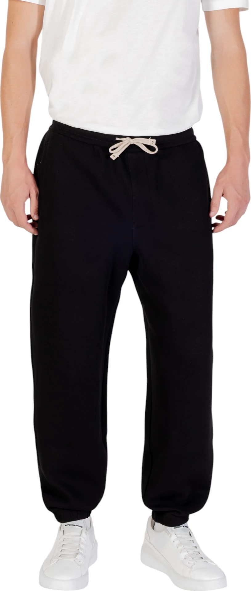 Pantallona sportive për meshkuj Armani Exchange XM001347 AF16222, të zeza