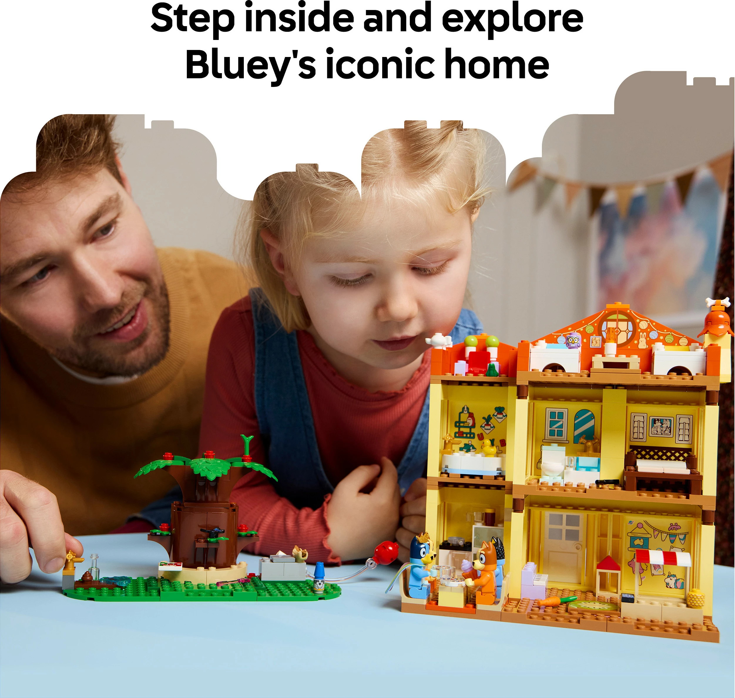 Set ndërtimi LEGO Bluey 11203 Bluey’s Family House, 382 copë, 4+, multikolor