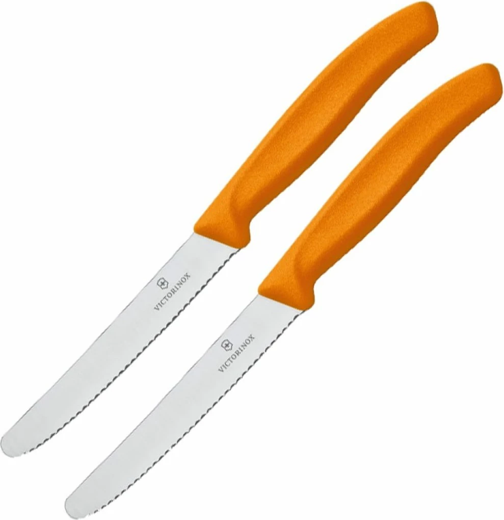 Thikë Victorinox për prerje e valëzuar 2 cp,  portokalli