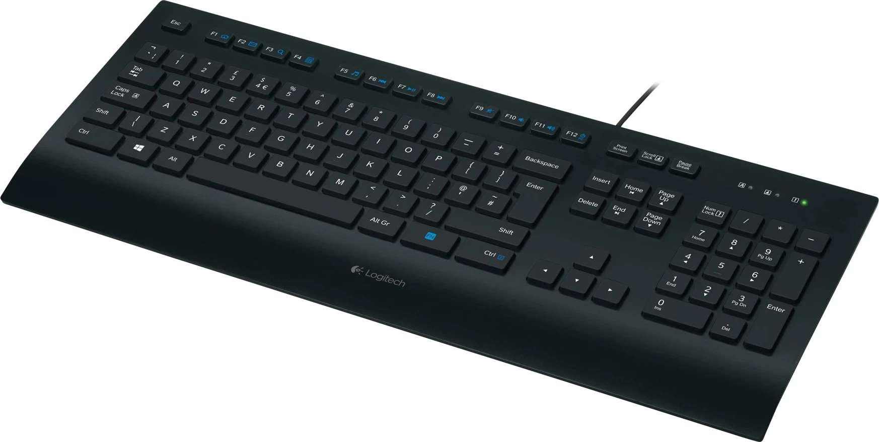 Tastierë Logitech K280e për Biznes, e Zezë