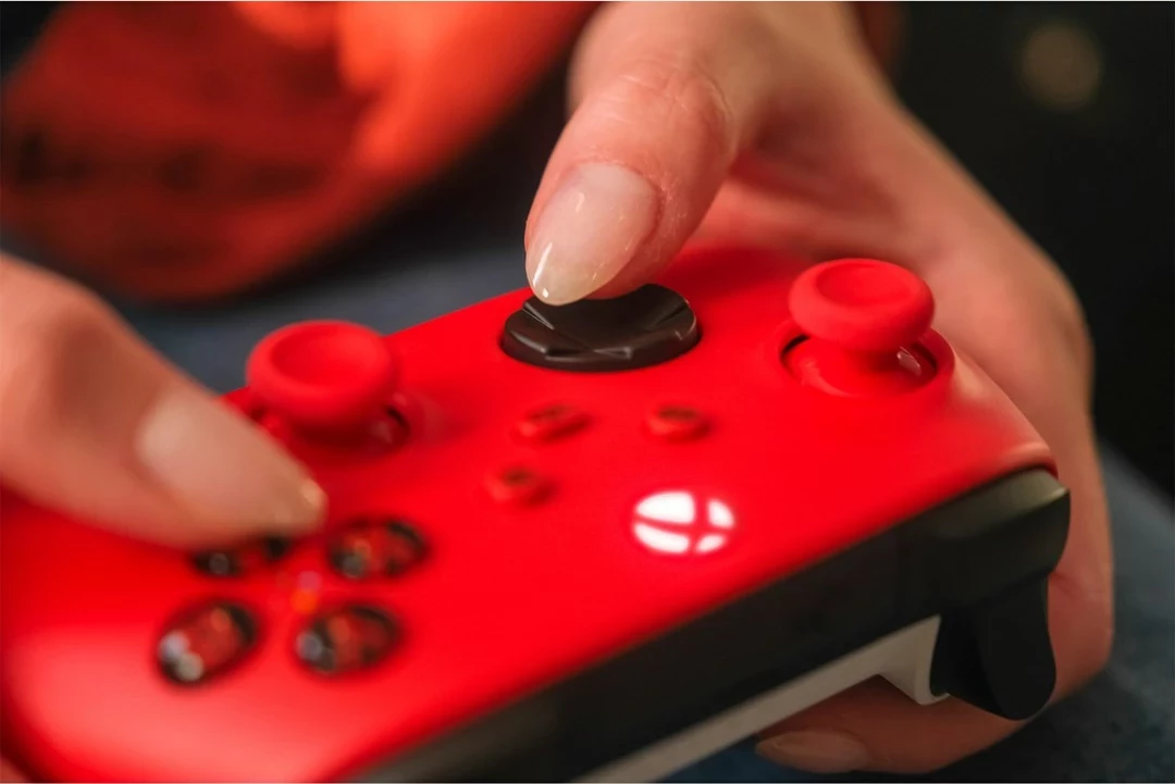 Gamepad Microsoft Xbox Wireless Controller QAU-00012, Bluetooth/USB, i kuq