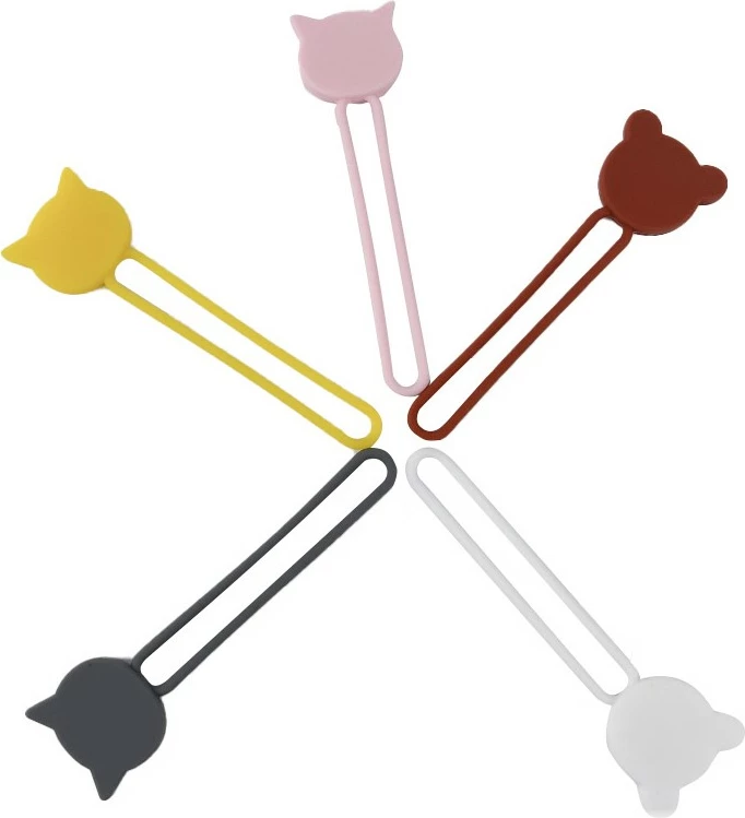 Mbështjellës kabllosh Hurtel, silikon, i verdhë