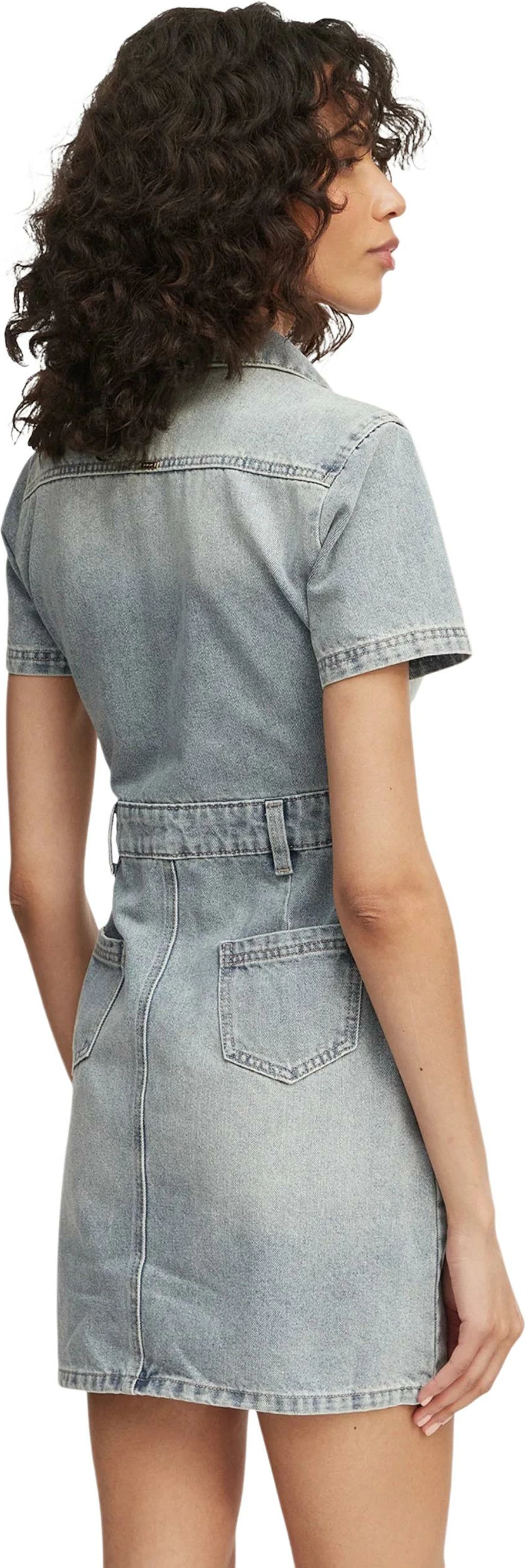 Fustan midi për femra Morgan De Toi 241-ROGLA, denim [Madhësia: 34]