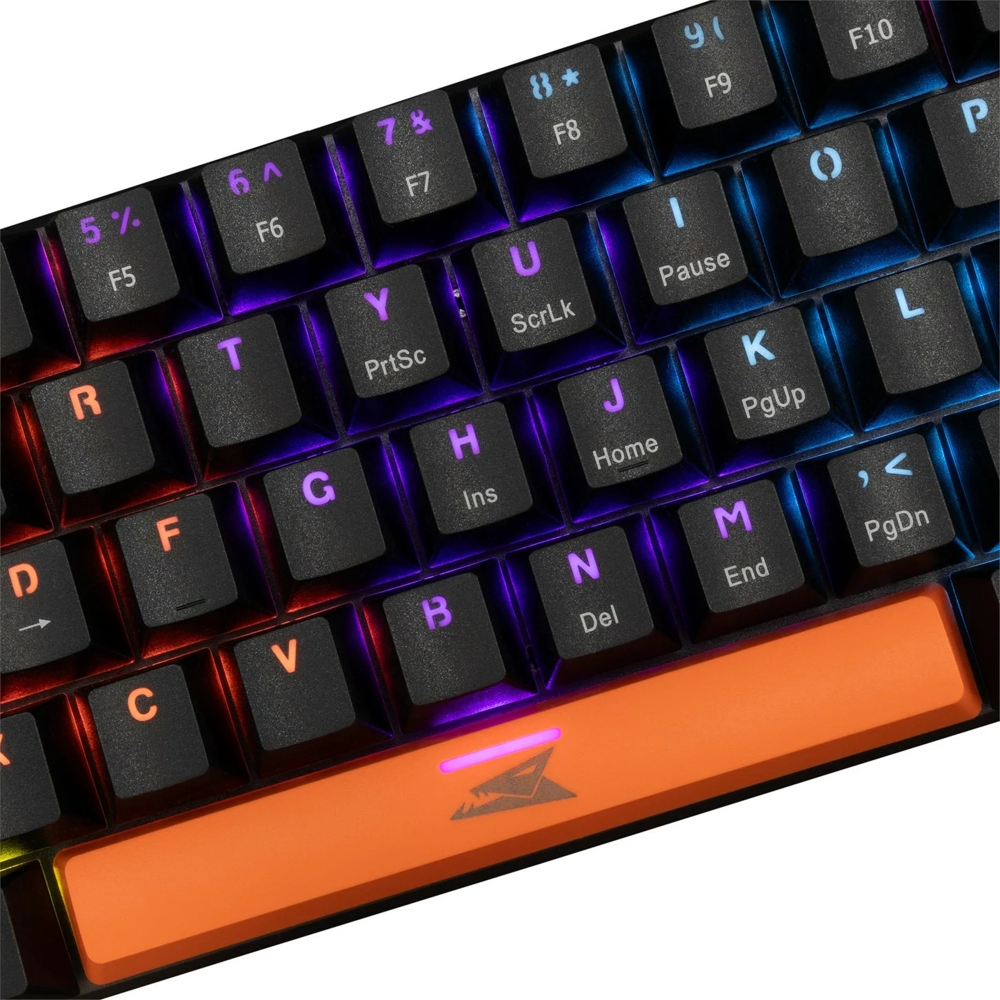 Tastierë mekanike Baracuda Dolphin BGK-03111, 60%, red switch, RGB, black, US