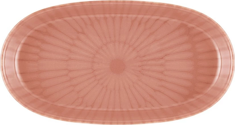 Pjatë servirëse Hermia NON0034, 10 x 17 x 4 cm, rozë