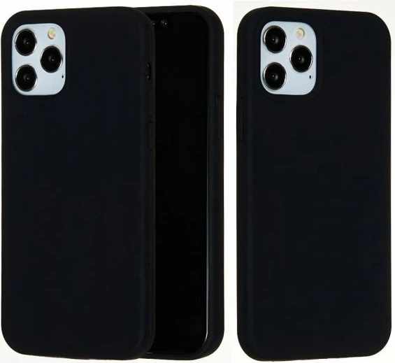 Mbështjellës silikon i lëngshëm ONASI 13387 për iPhone 13 Pro, e zezë