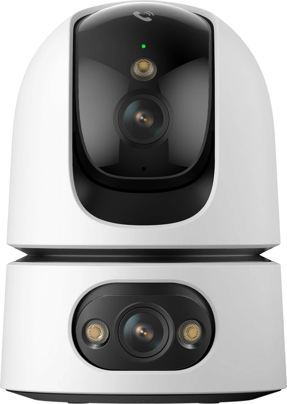 Kamerë sigurie IP Imou Ranger Dual Pro 6MP, Wi‑Fi 6, PTZ 360°, MicroSD, e bardhë