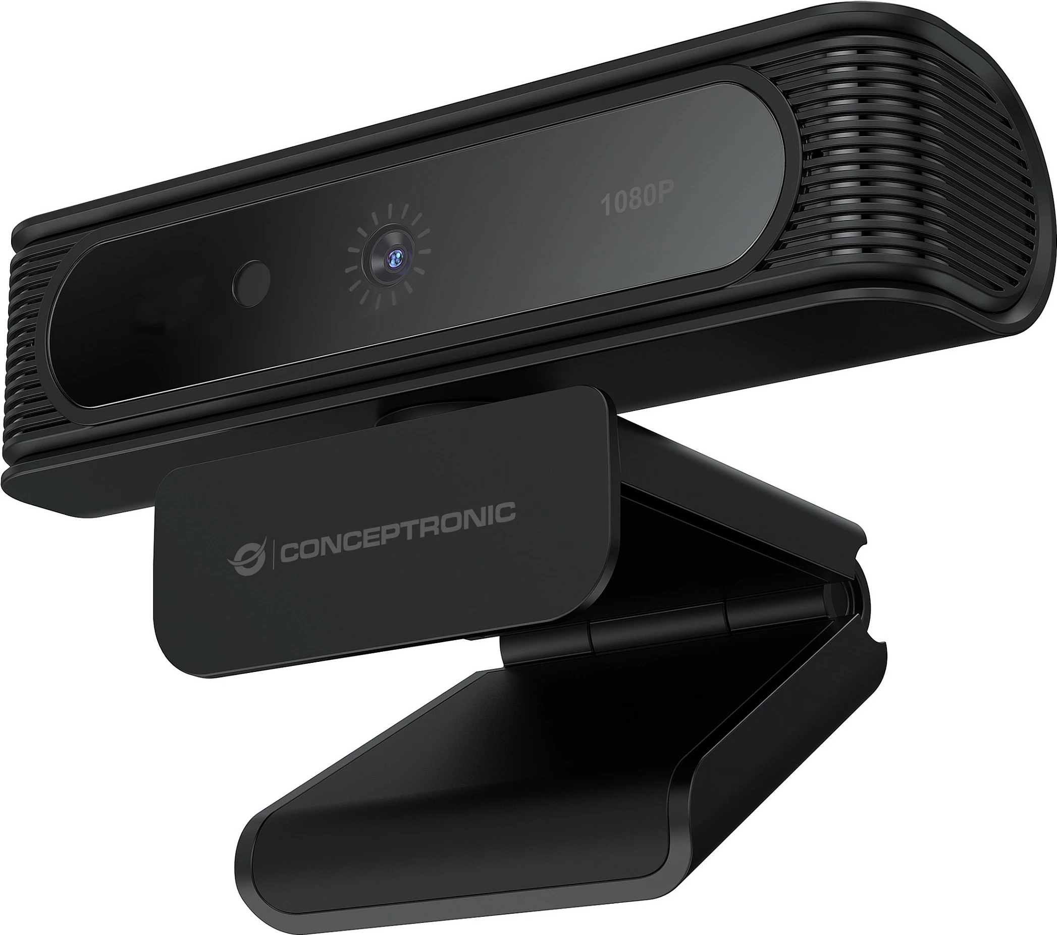 Webcam Conceptronic AMDIS09B, Full HD 1080p, Windows Hello, USB, 80°, e zezë