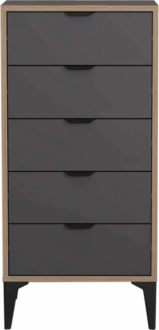 Komodë Arden, ngjyrë antracit, Skye Decor