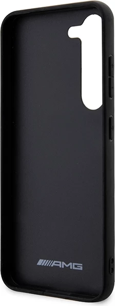 Mbështjellës Mercedes AMG Carbon Stripe & Embossed për Samsung Galaxy S23+, i zi