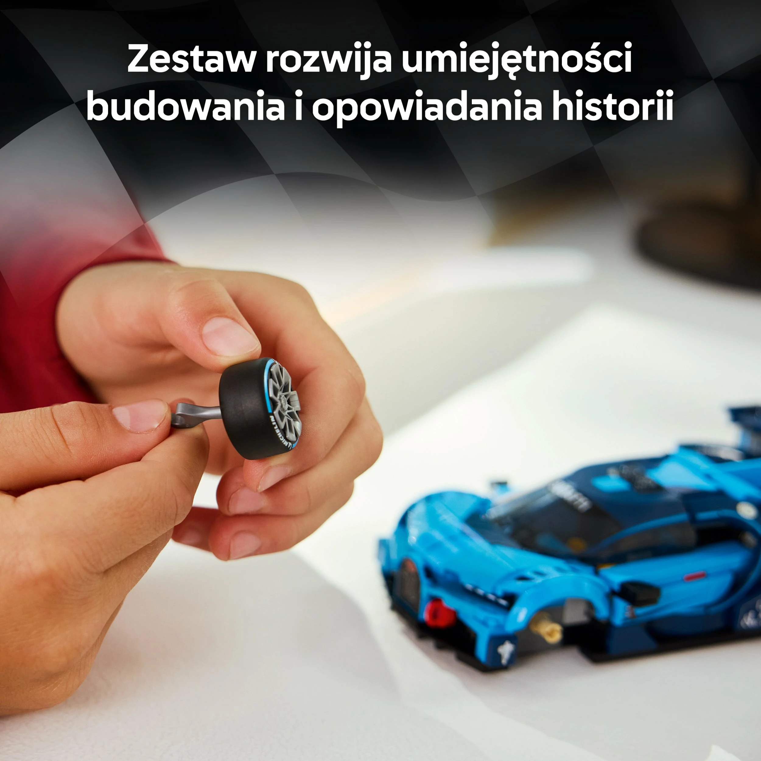 Set LEGO Speed Champions Hypercar Bugatti Vision GT 77253, 284 copë, blu