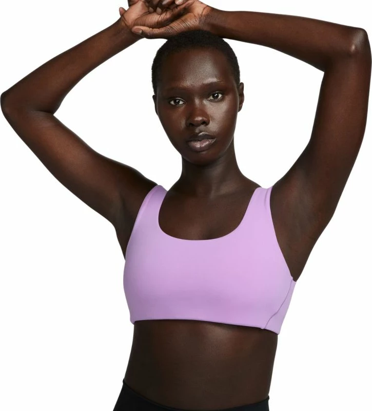 Bra sportiv Nike për femra, vjollcë