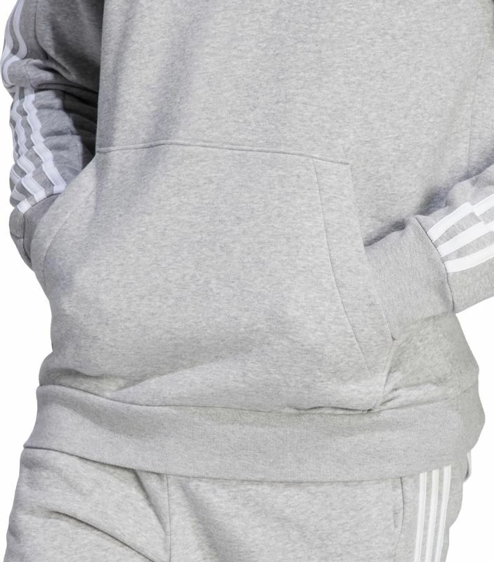 Duks me kapuç për meshkuj adidas, gri [Madhësia: XXL]