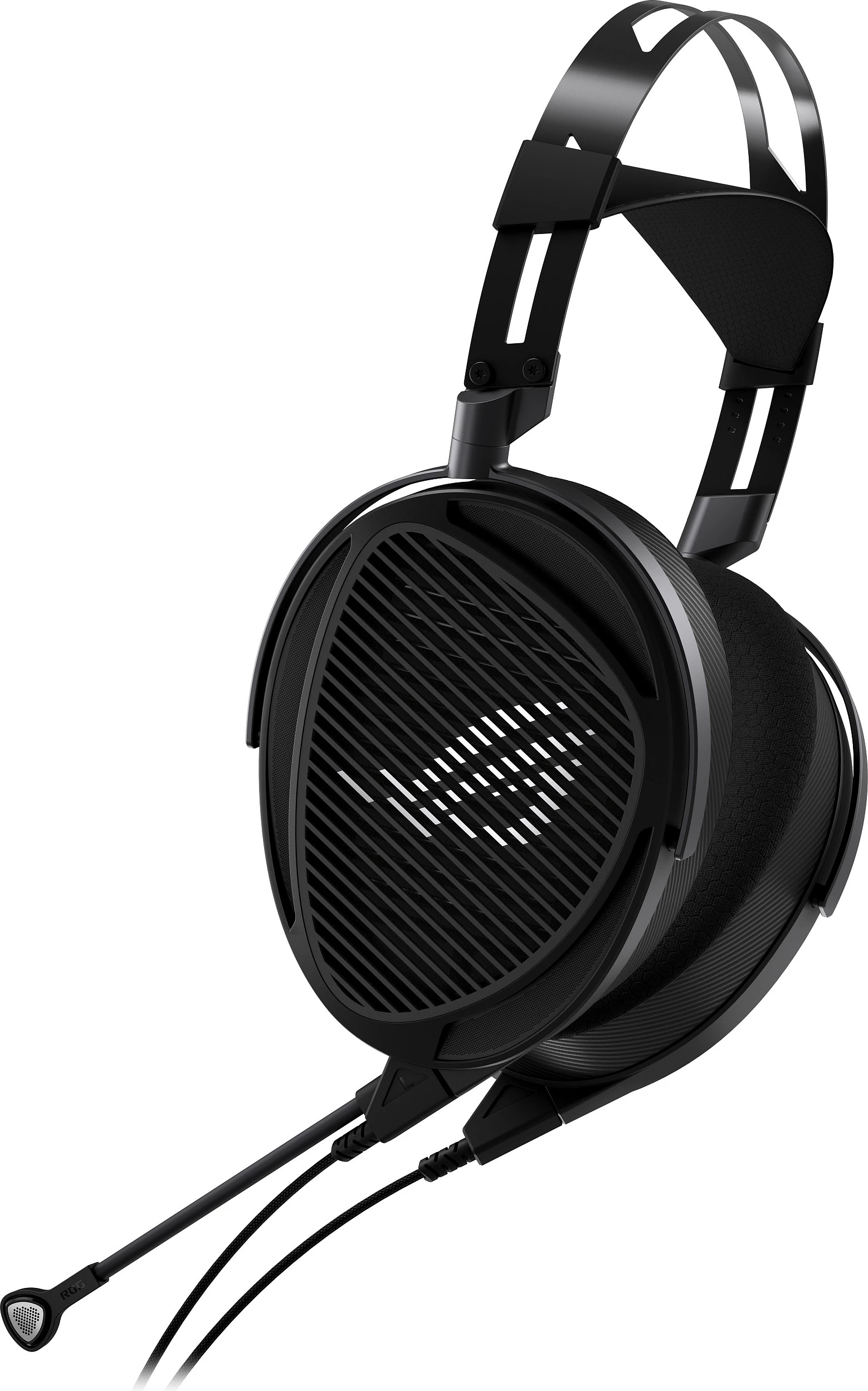 Kufje Gaming ASUS ROG Kithara, me kabllo, open-back, planar magnetik 100mm, 3.5mm/4.4mm/6.3mm, të zeza