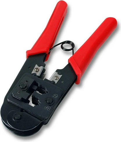 Pincë krimpimi EFB Elektronik për RJ45/RJ12/RJ11, e zezë/kuqe
