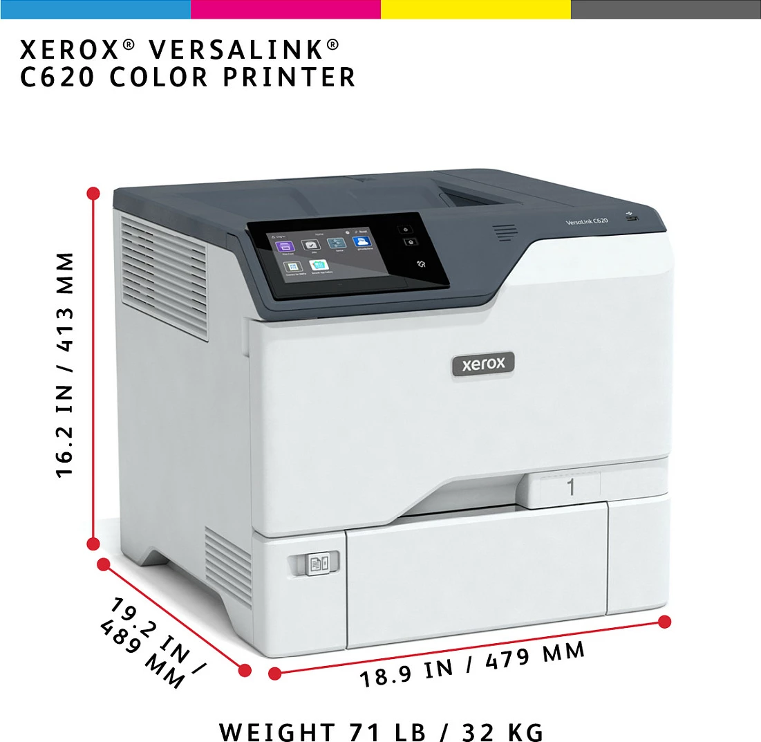Printer Xerox VersaLink C620, me ngjyra, Duplex automatik, 40 ppm