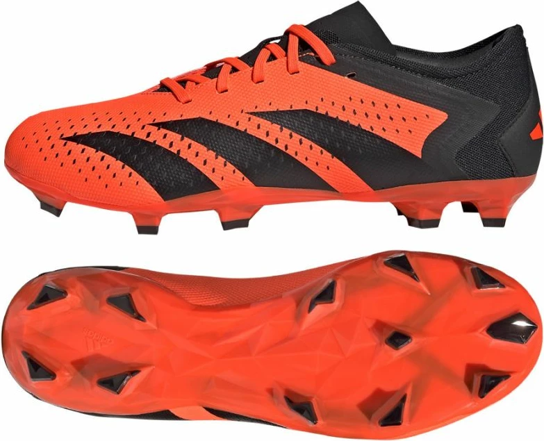 Atlete futbolli për meshkuj adidas Predator Accuracy.3 L FG, të kuqe