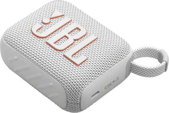 Altoparlant portativ Bluetooth JBL GO 4, IP67, 5 orë, bardhë