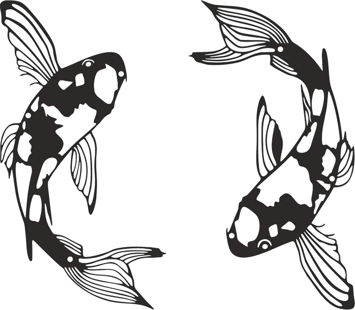 Set dekor për mur, 2 copë, metal i zi, Konda, 17x1.5x32cm