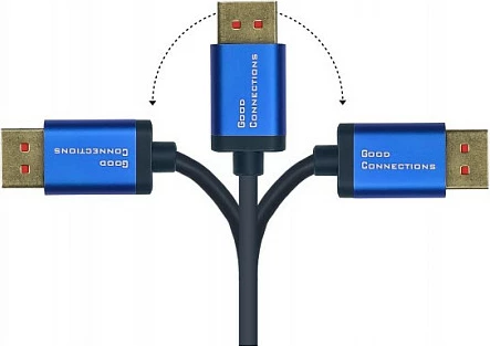 Kabllo DisplayPort GoodConnections 4814-SF050B, 5m, DP 1.4, 8K 240Hz, blu