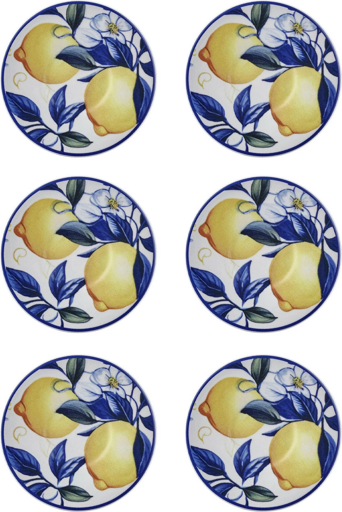 Set pjatash të vogla qeramike (6 copë), Hermia, ODL0014