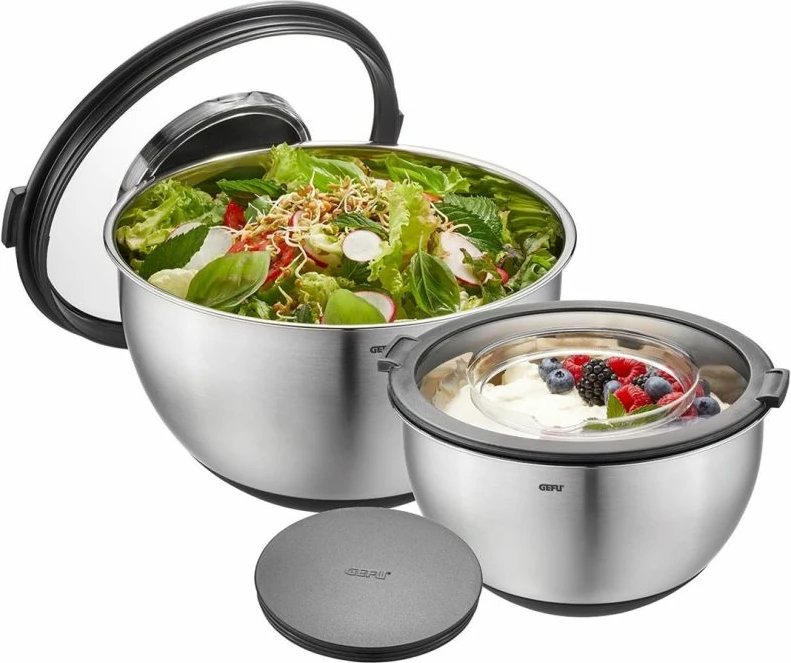 Set enësh GEFU MUOVO G-35055, inox/zi, 2 copë