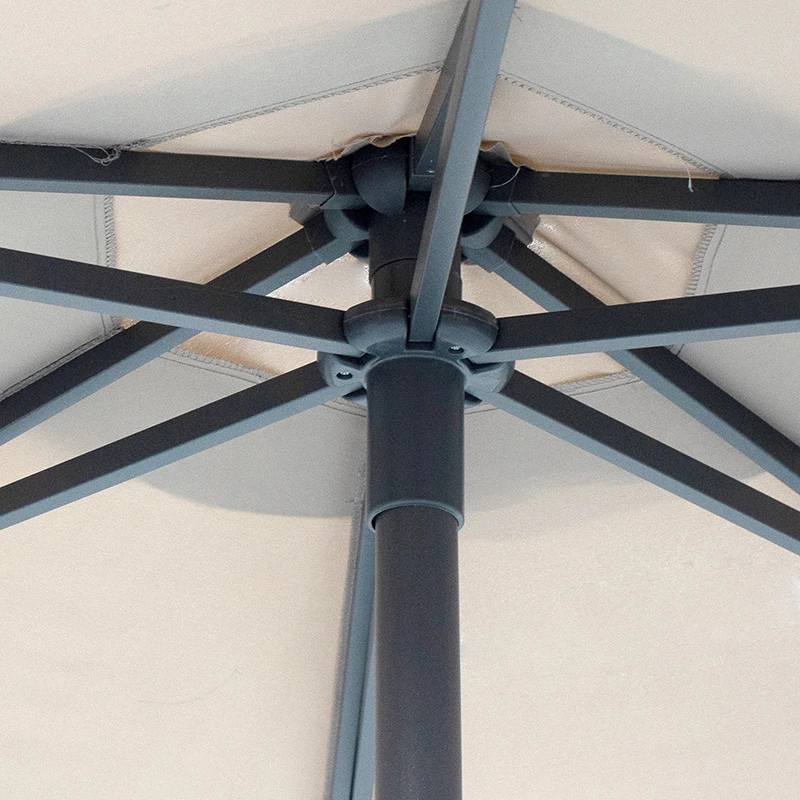 Çadër profesionale Nagida një pjesë rrjetë alumini Φ3m gri bezhë-antracit