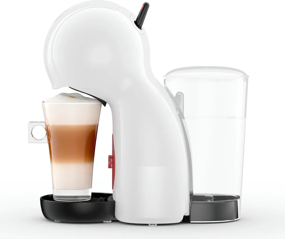 Makine kafeje kapsulash Krups KP1A3110 Dolce Gusto Piccolo XS 15 bar ngrohje e shpejtë 40 s fikje automatike eko e bardhë/burgundy