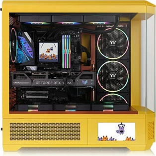 Kasë Thermaltake View 600 TG, Full Tower, Butter Caramel, xham i temperuar, RGB