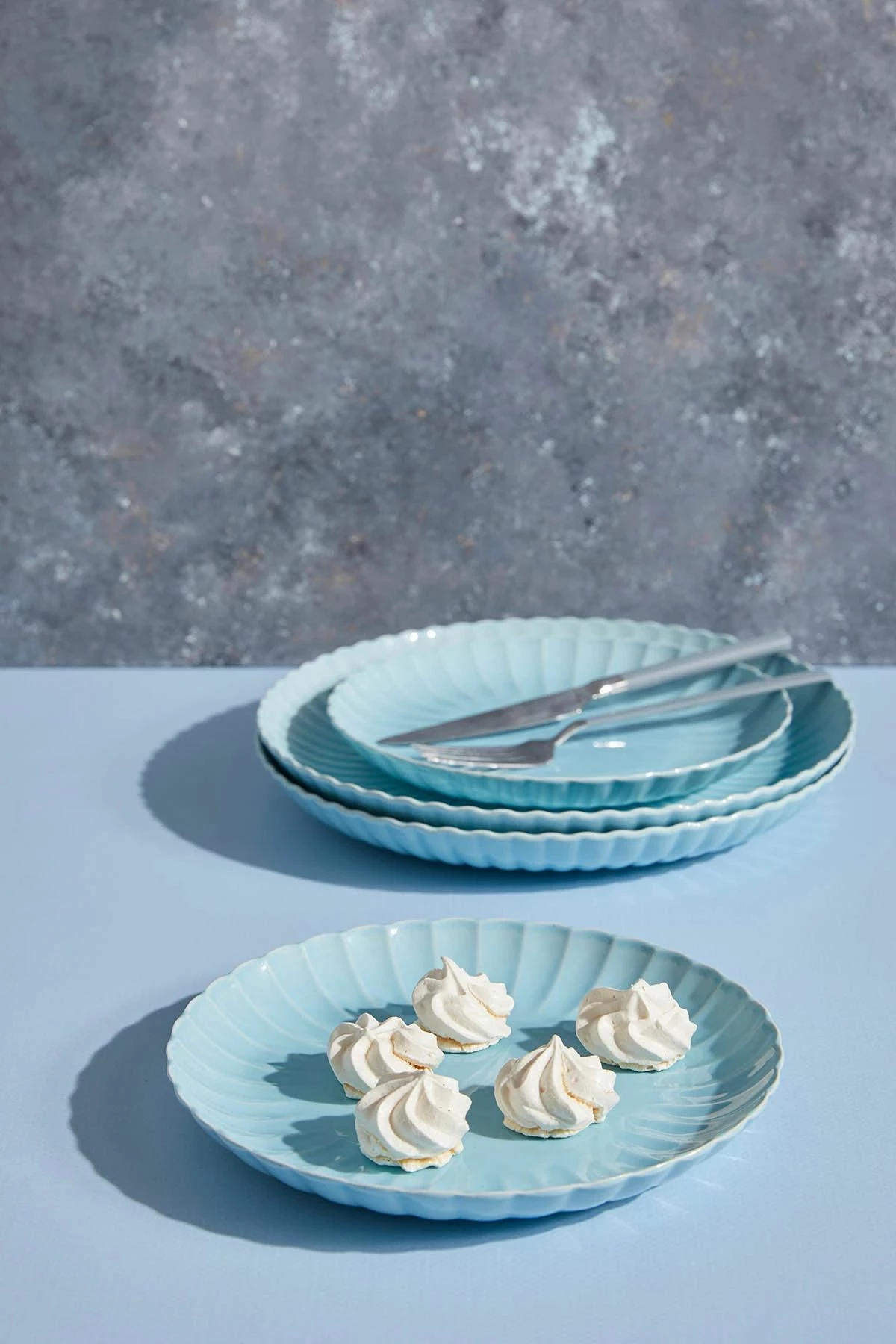 Set enësh për drekë, 24 copë, Hermia Concept, Lzf 24, ngjyrë kaltër