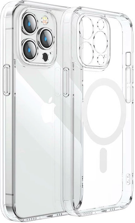 Mbështjellës Joyroom JR-14D5 për iPhone 14, transparent, magnetik