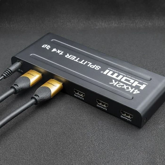 Splitter HDMI Qoltec 51798, 4 x HDMI, 4K x 2K, i zi
