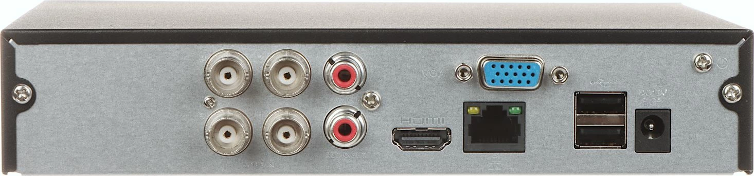 Recorder CCTV Dahua Technology XVR1B04-I Hybrid 5-në-1, 1 HDD deri 6TB, H.265+, HDMI/VGA, i zi
