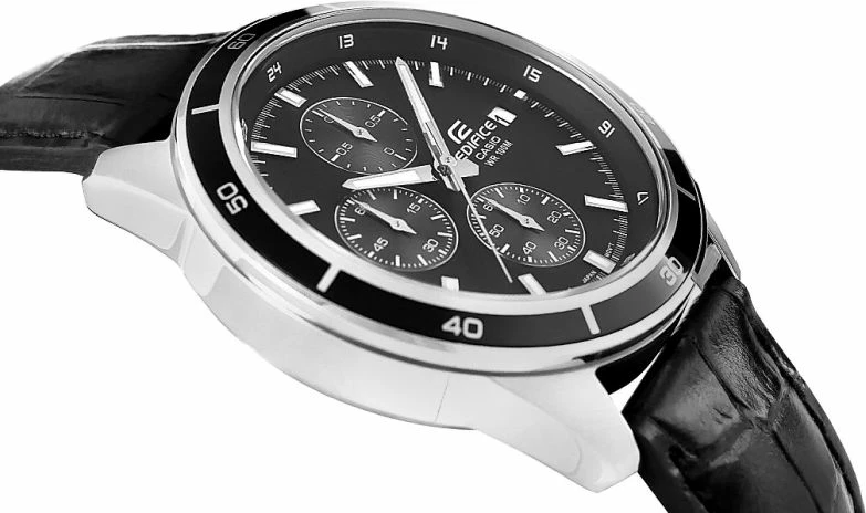 Orë dore për meshkuj Casio, e zezë