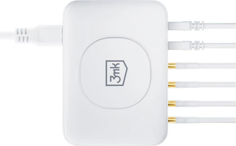 Karikues universal 3mk Hyper PowerMax, 100W, i bardhë   