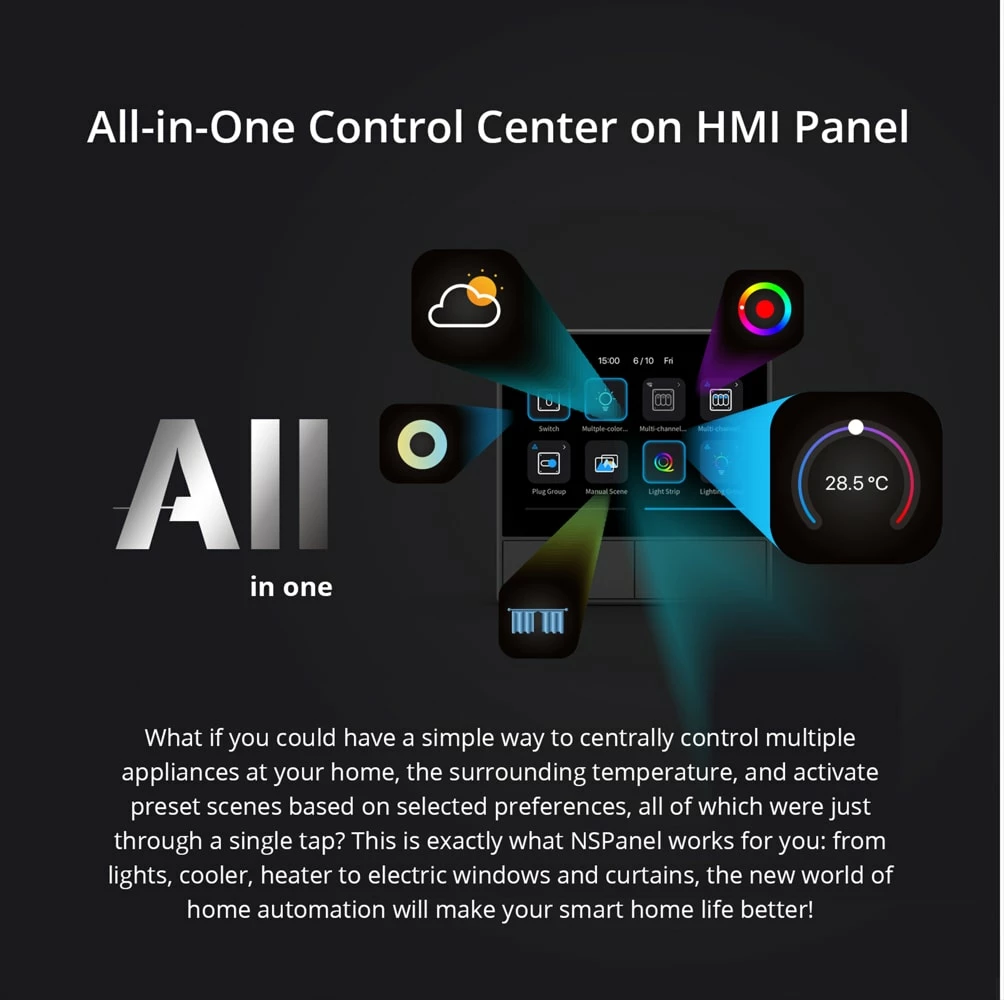 Panel I Kontrollit SONOFF NSPanel-EUW