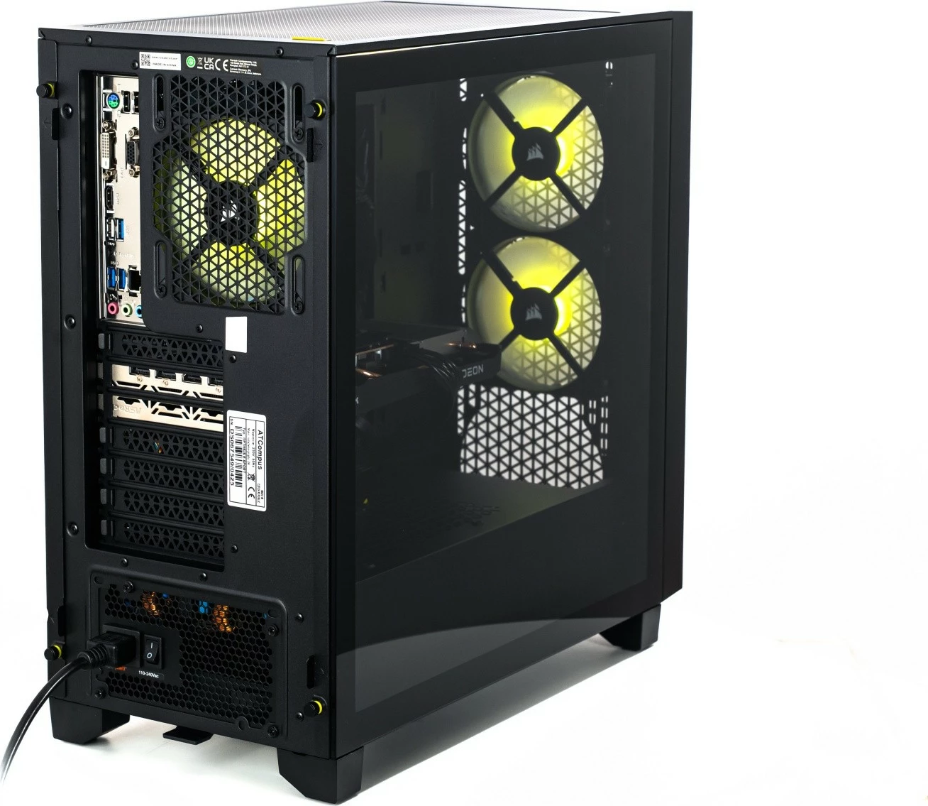 Kompjuter desktop gaming OPTIMUS GA520T-CR12 Ryzen 5 5500 16GB RAM 1TB SSD Radeon RX 9060 OC 8GB Windows 11 Home, zi