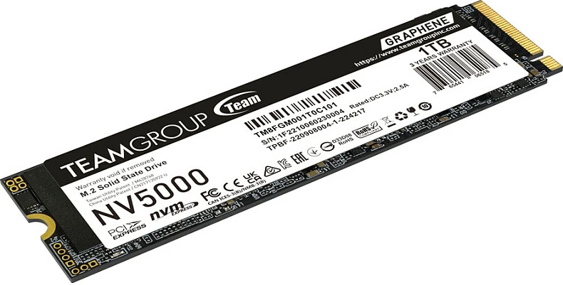 SSD M.2 Team Group NV5000, 1TB, PCIe 4.0 NVMe, 4500MB/s