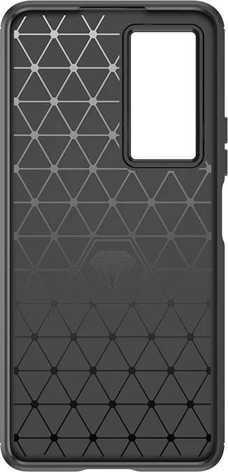 Mbështjellës Hurtel Carbon Case për Xiaomi Poco F4 5G, i zi