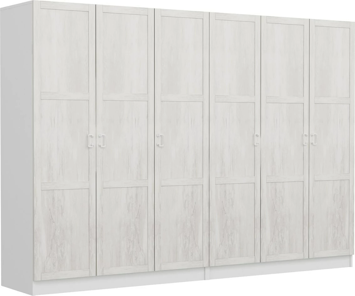 Dollap Skye Decor, i bardhë, Kale - 3834