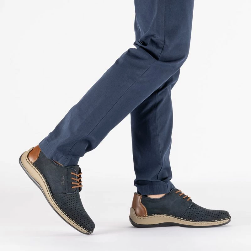 Këpucë meshkujsh Rieker 05226-14, të kaltërta