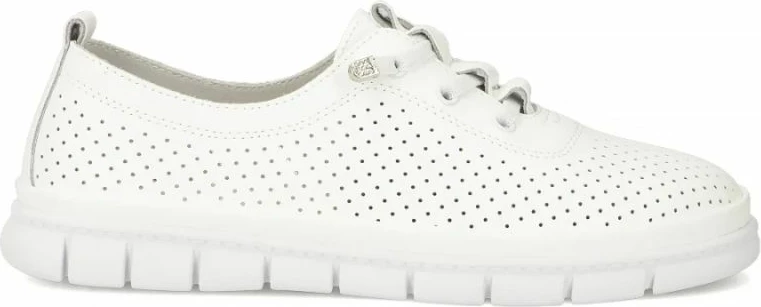 Këpucë lëkure për femra Filippo DP7671, të bardha